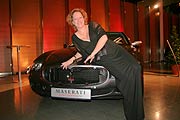 Sie hat den Hauptpreis gewonnen: Maserati für einige Tage von Auto König nebst Aufenthalt im Wiener Luxus-Hotel Imperal (Foto: Martin Schmitz)
